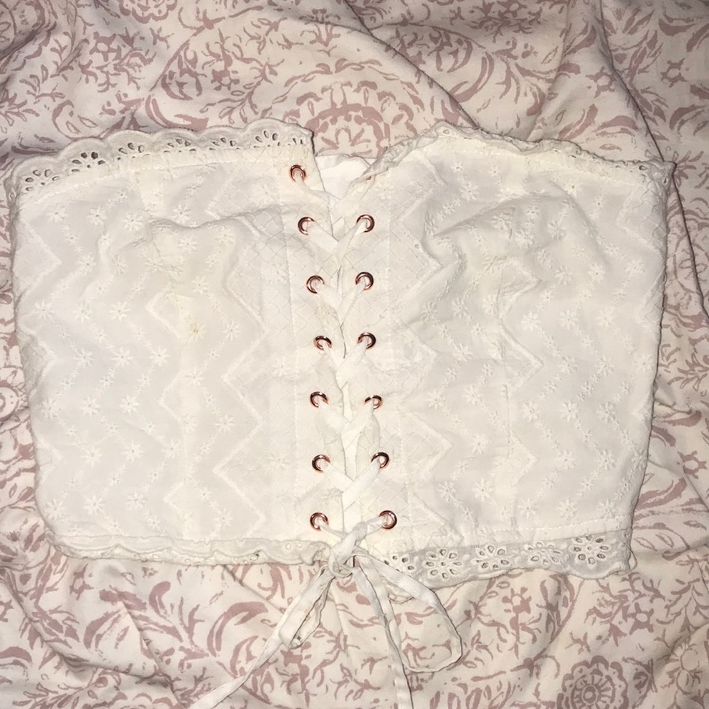 Cropped tube top